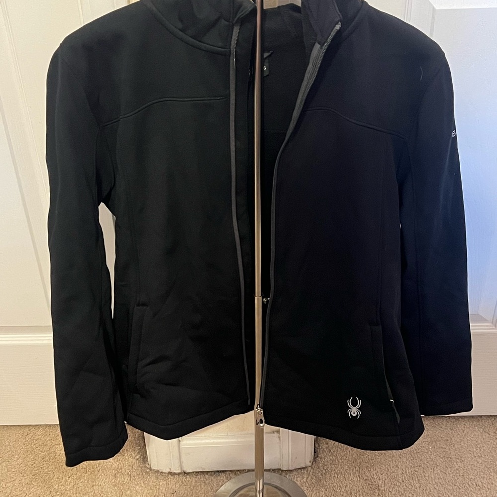 Spyder Black Full-Zip Jacket - image 1